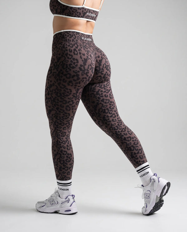 SIGNATURE Leopard Print Seamless Legginsy— REBEL