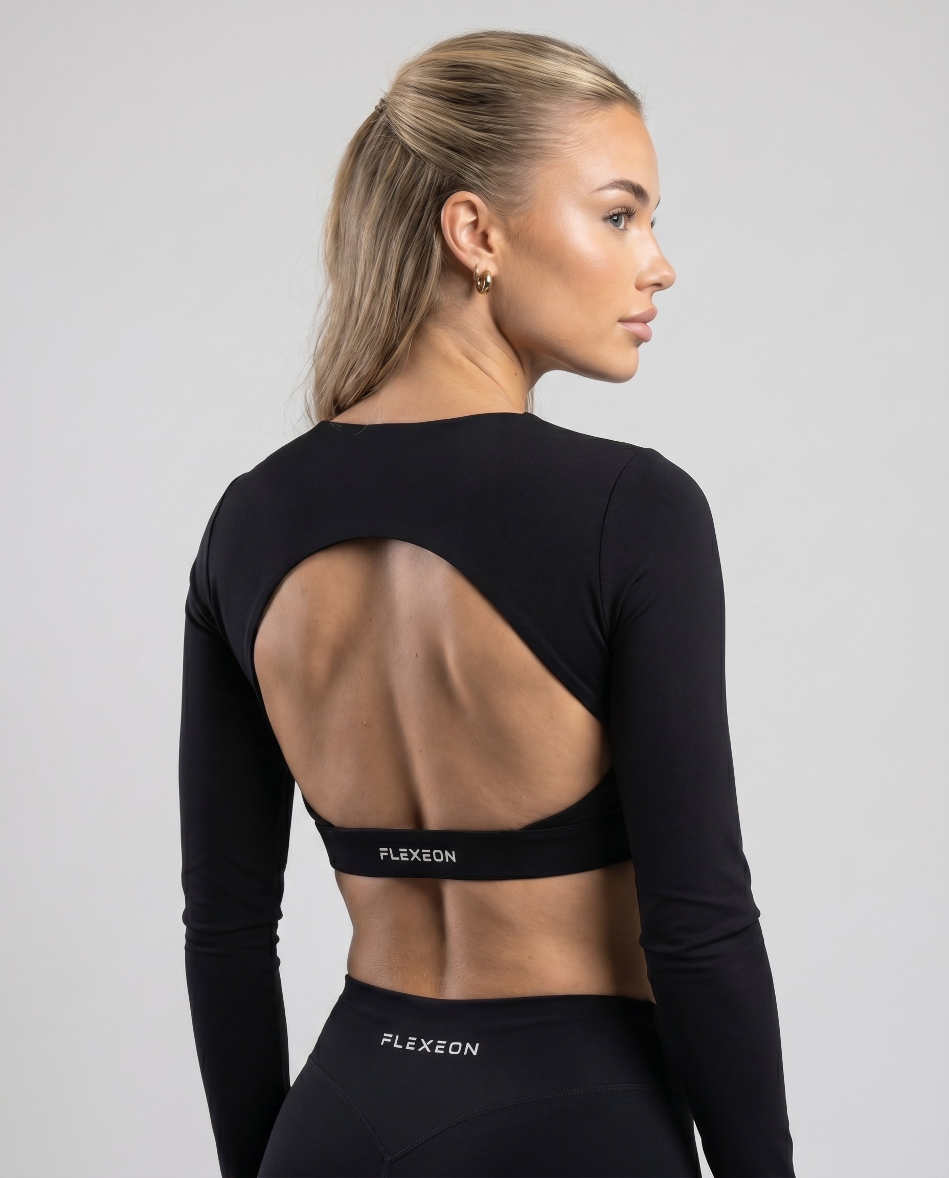 AURA FLXSCULPT™ Long Sleeve Top — Noir