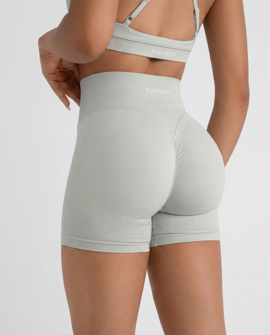 SOLARA FLXFORM™ Sculpt High-Waist Szorty — Sandstone