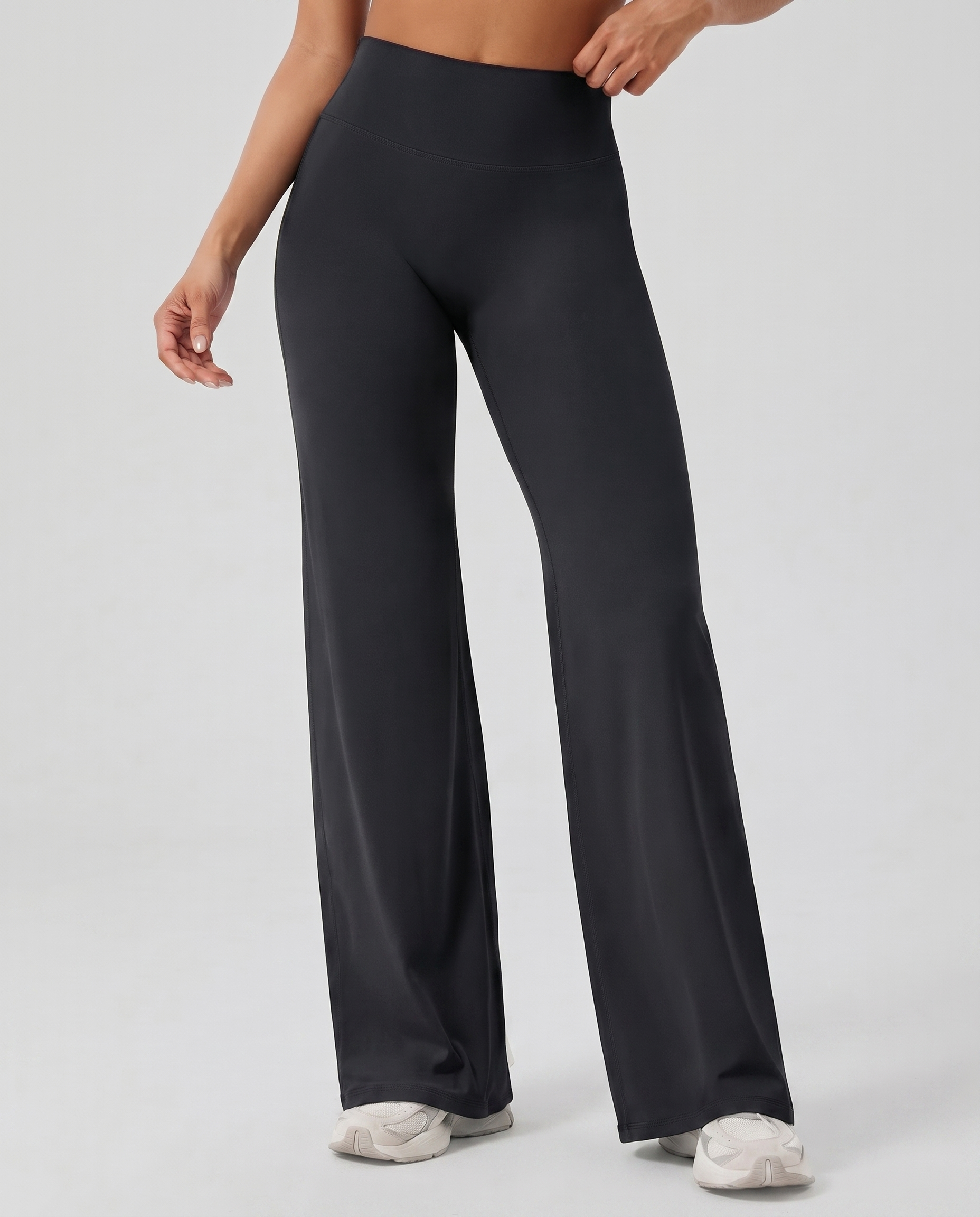 AURA FLXSCULPT™ V-Waist Flare Legginsy — Noir