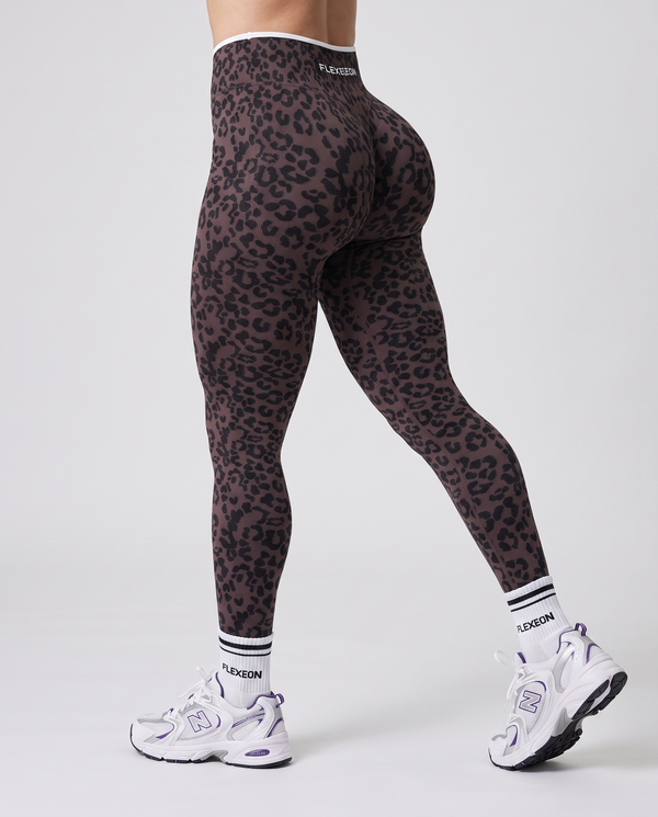 SIGNATURE Leopard Print Seamless Legginsy— REBEL